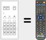 Replacement remote control for IC 16