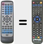 Replacement remote control for KF-8000K