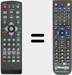 Replacement remote control for NA-G3K-BC1