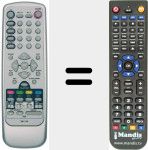 Replacement remote control for RM-L1707