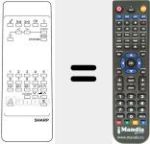 Télécommande pour remplacer RRMCG 1019