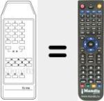 Télécommande pour remplacer TC 114