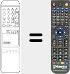 Télécommande pour remplacer TC 125 SL