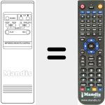 Replacement remote control for VXL 3
