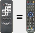 Replacement remote control for DZ-RM3WF (HL11396)
