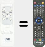 Télécommande pour remplacer RM-SRCEZ57A (RMSRCEZ57A)