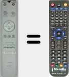 Replacement remote control for RC001MS