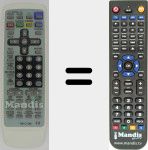 Replacement remote control for MI-RMC1280
