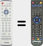 Télécommande pour remplacer REMCON1736