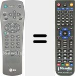 Replacement remote control for REMCON2069
