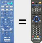 Replacement remote control for RM-ADU101
