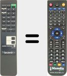 Replacement remote control for RM-S44