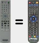 Télécommande pour remplacer RM-SCR50