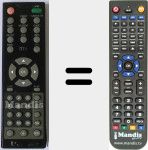 Replacement remote control for CT920TV-TDT