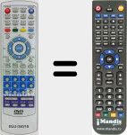 Replacement remote control for BLU005