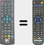 Replacement remote control for Best004