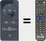 Replacement remote control for LOG007