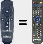Télécommande pour remplacer REMCON1781