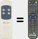 Télécommande pour remplacer REMCON2065
