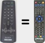 Télécommande pour remplacer RM-Y156 (147563511)