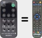 Replacement remote control for RMT-DPF1 (148075711)