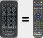 Télécommande pour remplacer FMT120