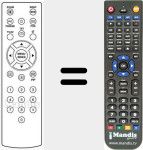 Replacement remote control for REMOTE26