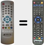 Replacement remote control for REMCON1375