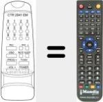 Replacement remote control for REMCON1286