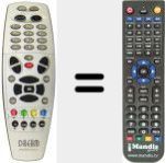 Replacement remote control for REMCON1366
