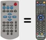 Replacement remote control for REMCON1044