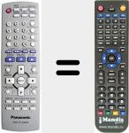 Replacement remote control for EUR7631200