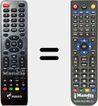 Replacement remote control for Fuego3