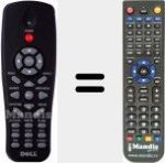 Replacement remote control for IR2804