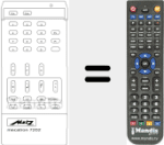 Replacement remote control for MECATRON7202