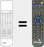 Replacement remote control for RC590