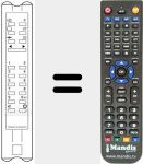 Replacement remote control for RCT 300 (925TX1560)