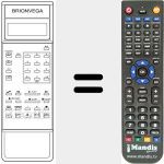Replacement remote control for REMCON811