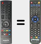 Replacement remote control for LN5000 HD
