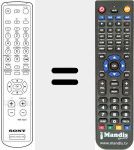 Replacement remote control for RM-X 501 (141847711)