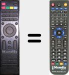 Replacement remote control for HD 600 (Vers 2)