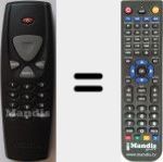 Replacement remote control for 211S02