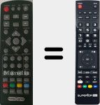 Replacement remote control for EasyHome ComboNanoEasygnia (EasyHome ComboNa)