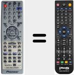 Replacement remote control for VXX2957 (076R0JZ030)