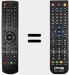 Replacement remote control for 19LED