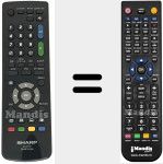 Télécommande pour remplacer GA 591 WJSA (RRMCGA591WJSA)