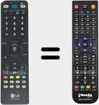 Replacement remote control for AKB73655847