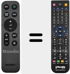 Télécommande pour remplacer RMT-AH513U (930101083)