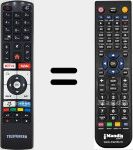 Télécommande pour remplacer RC4318P (23536173)