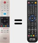 Télécommande pour remplacer CT-8528 (30099677)